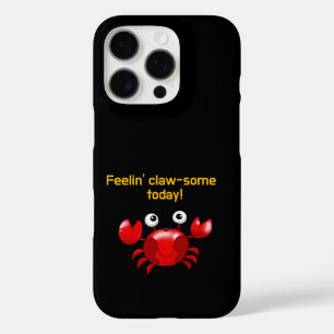 Coques iPhone 16 Pro Crabe mignon et amusant pour les amoureux des océa