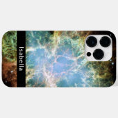 Coques Case-Mate iPhone Crabe Nebula Galaxy Votre nom (Verso (horizontal))