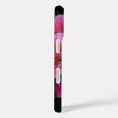 Coques Case-Mate iPhone Crabe rose Fleur de pomme et vos initiales (Verso / Droite)