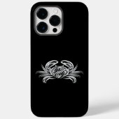 Coques Case-Mate iPhone Crabe tribal noir et blanc (Verso)