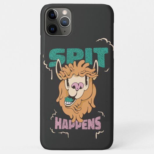 Coques Case-Mate iPhone cracher se passe drôle lama  (Dos)