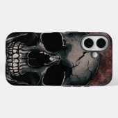 Coques Case-Mate iPhone Cracked Skull - Dark Gothic Horror (Verso (horizontal))