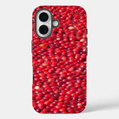 Coques Case-Mate iPhone Cranberries Festive Rouge (Verso)