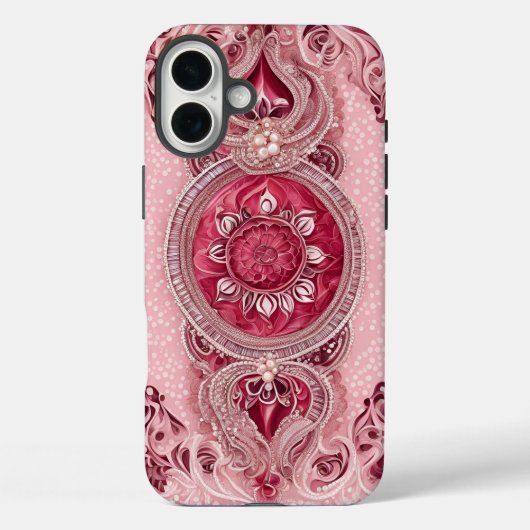 Coques Case-Mate iPhone Cranberry Cherry IA art (Verso)