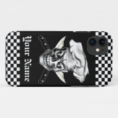 Coques Case-Mate iPhone Crâne 3,1 de chef (Dos (Horizontal))