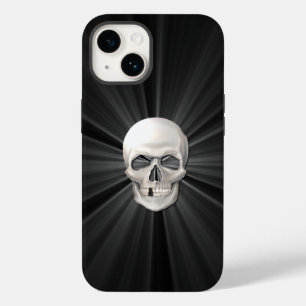 Coque Pour iPhone 14 Crâne 3D brillant