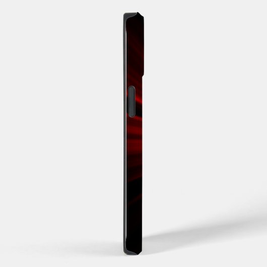 Coques Case-Mate iPhone Crâne 3D en feu vif (Verso / Droite)