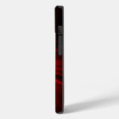 Coques Case-Mate iPhone Crâne 3D en feu vif (Verso / Gauche)