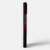 Coques Case-Mate iPhone Crâne 3D en feu vif (Verso / Droite)