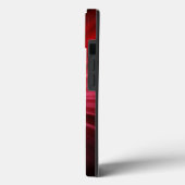 Coques Case-Mate iPhone Crâne 3D en feu vif (Verso / Gauche)