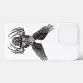 Coques Case-Mate iPhone Crâne à aigle (Verso (horizontal))