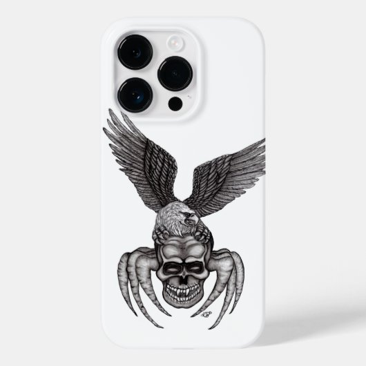 Coques Case-Mate iPhone Crâne à aigle (Verso)