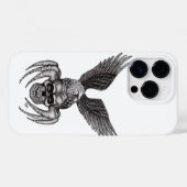Coques Case-Mate iPhone Crâne à aigle (Verso (horizontal))