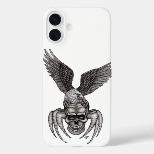 Coques Case-Mate iPhone Crâne à aigle (Verso)