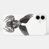 Coques Case-Mate iPhone Crâne à aigle (Verso (horizontal))