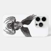 Coques Case-Mate iPhone Crâne à aigle (Verso (horizontal))