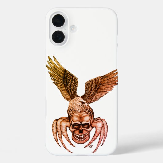 Coques Case-Mate iPhone Crâne à aigle (Verso)