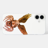 Coques Case-Mate iPhone Crâne à aigle (Verso (horizontal))