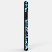 Coques Case-Mate iPhone Crâne à sucre bleu (Dos/Droite)