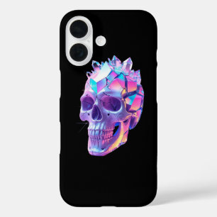 Coques iPhone 16 Crâne atomique néon