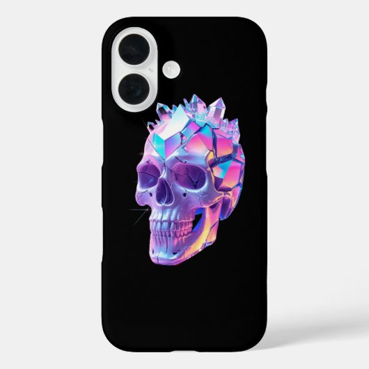 Coques Case-Mate iPhone Crâne atomique néon (Verso)