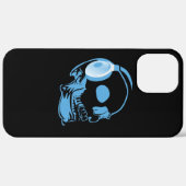 Coques Case-Mate iPhone Crâne avec casque (Retour (horizontal))