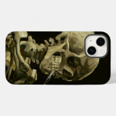 Coques Case-Mate iPhone Crâne avec Cigarette Van Gogh Coque-Mate (Verso (horizontal))