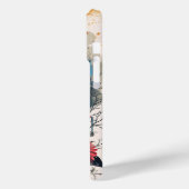 Coques Case-Mate iPhone Crâne avec fleurs (Verso / Gauche)