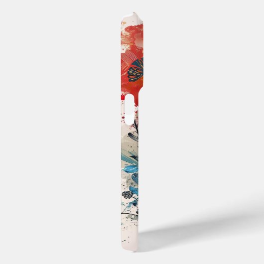 Coques Case-Mate iPhone Crâne avec fleurs (Verso / Droite)