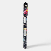 Coques Case-Mate iPhone Crâne blindé avec housse de fleur (Verso / Droite)