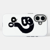 Coques Case-Mate iPhone Crâne Boo Point d'Interrogation (Verso (horizontal))