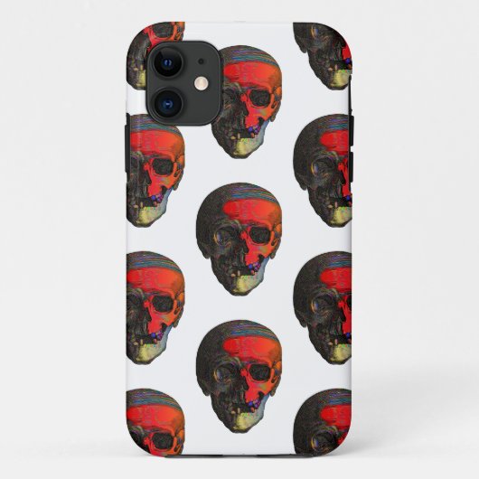 Coques Case-Mate iPhone Crâne coloré (Dos)