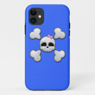 Coques Pour iPhone Crâne de bande dessinée de filles