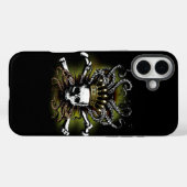 Coques Case-Mate iPhone Crâne de calmar roi (Verso (horizontal))