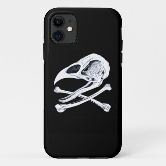 Coques Case-Mate iPhone Crâne de coq et os croisés (Dos)