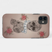 Coques Case-Mate iPhone Crâne de Dia De Los Muertos Sugar (Dos (Horizontal))
