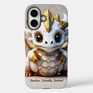 Coques iPhone 16 "Crâne de dragon souriant"