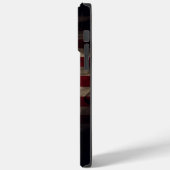 Coques Case-Mate iPhone Crâne de drapeau américain (Verso / Gauche)
