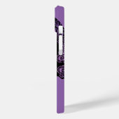 Coques Case-Mate iPhone Crâne de Filigree dans les nuances de violet (Verso / Gauche)