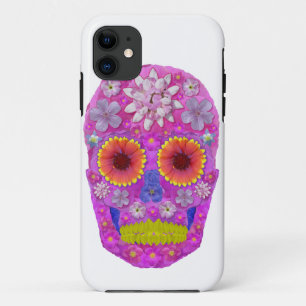 Coques Pour iPhone Crâne de Fleur 2