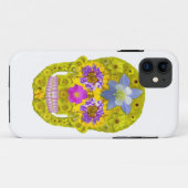 Coques Case-Mate iPhone Crâne de fleurs 3 (Dos (Horizontal))