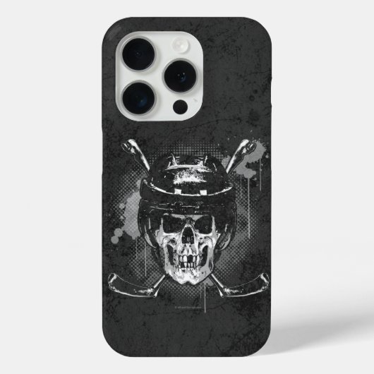 Coques Case-Mate iPhone Crâne de hockey (Verso)