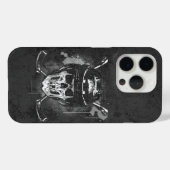 Coques Case-Mate iPhone Crâne de hockey (Verso (horizontal))