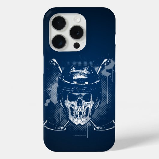 Coques Case-Mate iPhone Crâne de hockey (Verso)