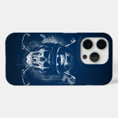 Coques Case-Mate iPhone Crâne de hockey (Verso (horizontal))