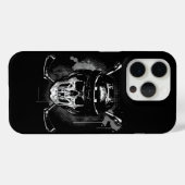 Coques Case-Mate iPhone Crâne de hockey (Verso (horizontal))