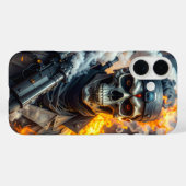 Coques Case-Mate iPhone Crâne de la Mort (Verso (horizontal))