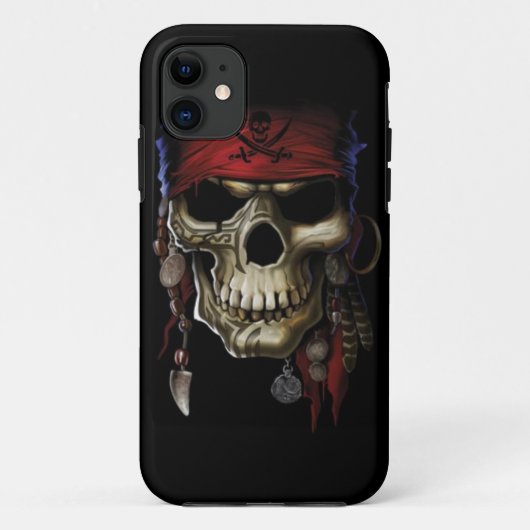 Coques Case-Mate iPhone Crâne de pirate (Dos)