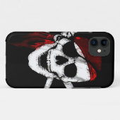Coques Case-Mate iPhone Crâne de pirate et os croisés (Dos (Horizontal))