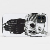 Coques Case-Mate iPhone crâne de prière de mains (Dos (Horizontal))